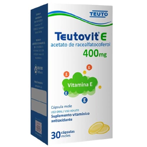 imagem de Teutovit e 400mg Teuto 30 Cápsulas