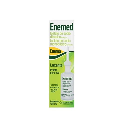 imagem de Laxante Enemed 0,06g/Ml + 0,16g/Ml Kley Hertz Caixa com 1 Frasco com 130ml