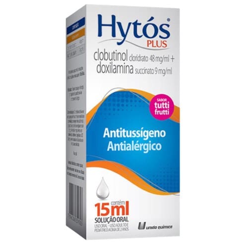 imagem de Antialérgico Hyptós Plus União Química Caixa Contendo Frasco com 15ml