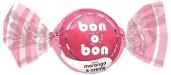 imagem de BOMBOM BONOBON MORANGO E CREME