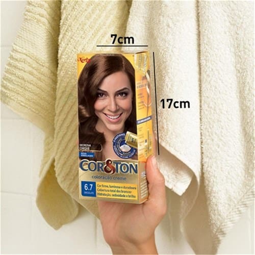 imagem de Tintura para Cabelo Chocolate 6.7 Cor e Ton 125g