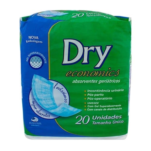 imagem de Absorvente Geriátrico Dry Economics Pacote 20un