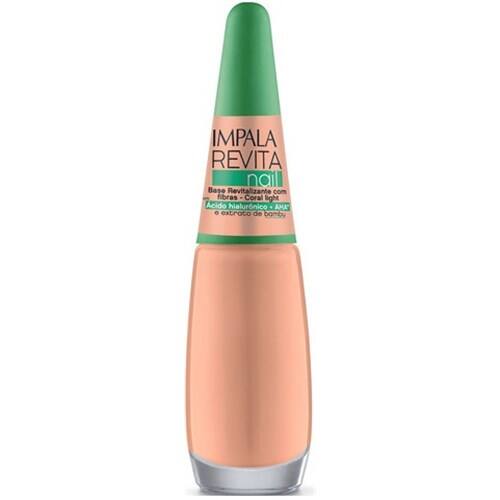 imagem de ESMALTE IMPALA BASE REVITALIZANTE 7,5ML CORAL LIGH