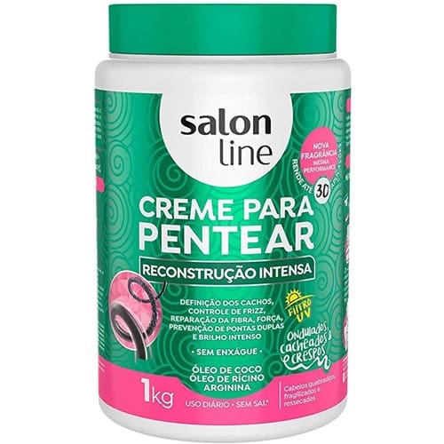 imagem de Creme para Pentear Salon Line Redutor de Volume Reconstrução Intensa Embalagem 1kg