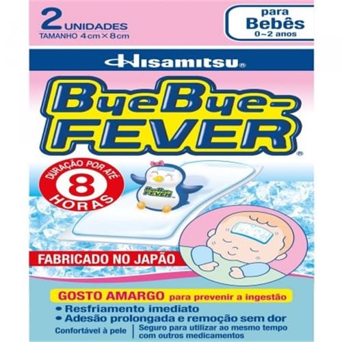 imagem de Adesivo para Alívio da Febre para Bebês Bye Bye Fever Hisamitsu 2un