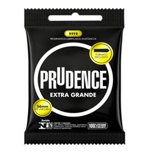 imagem de Preservativo Prudence Extra Grande Pacote 3un