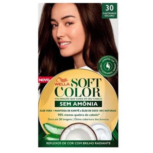 imagem de Tintura para Cabelo Soft Color Castanho Escuro 30