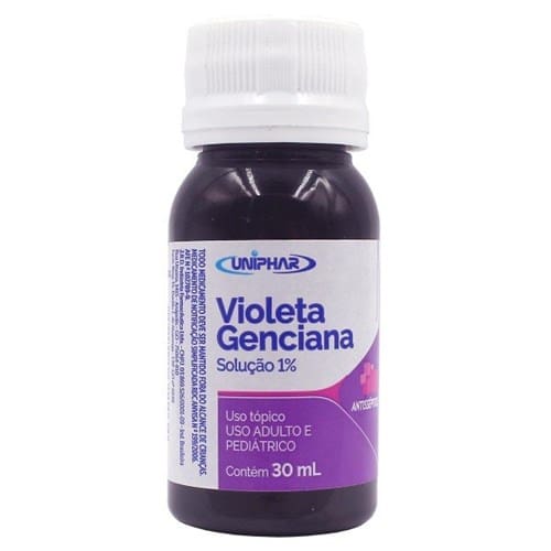 imagem de Violeta Genciana Solução 1% Uniphar 30ml