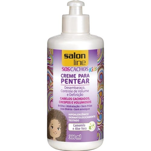 imagem de Creme para Pentear Salon Line S.O.S. Kids Cachos Embalagem 300ml