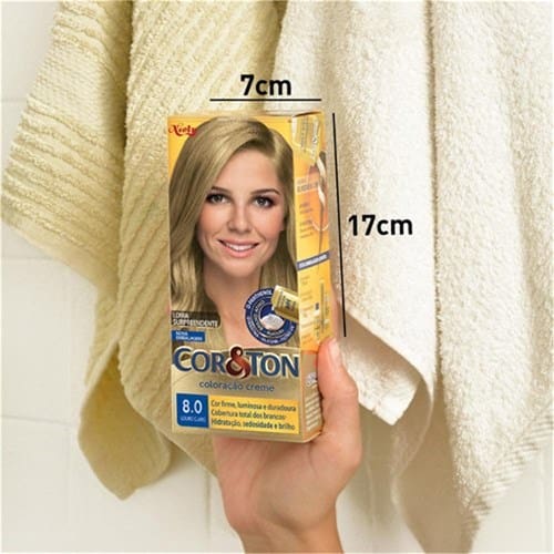 imagem de Tintura para Cabelo Loira Surpreendente 8.0 Cor e Ton 125g