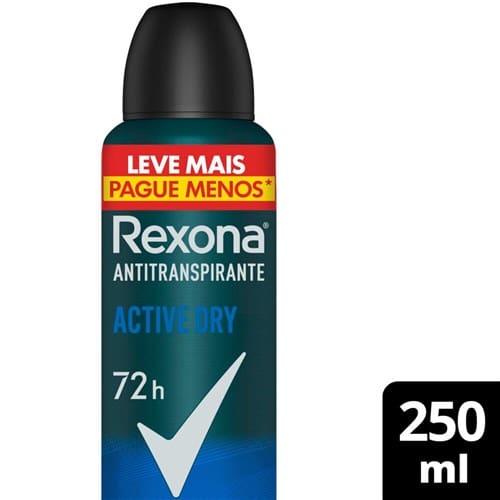 imagem de DES REXONA AERO 250ML MEN ACT DRY