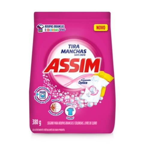 imagem de TIRA MANCHA PO ASSIM 380GR ROSA SACHE