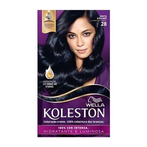 imagem de Tinta de Cabelo Preto Azulado 28 Koleston