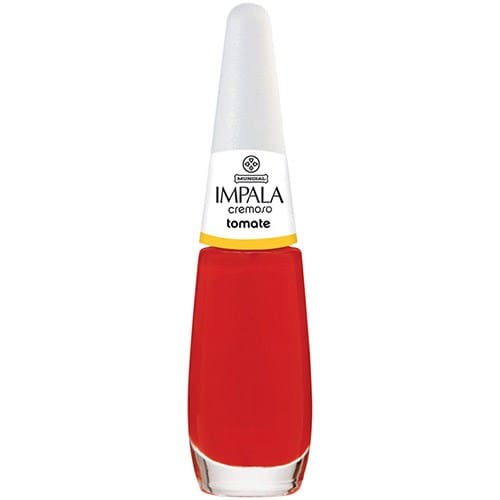 imagem de Esmalte Impala Cremoso Tomate Embalagem 7,5ml