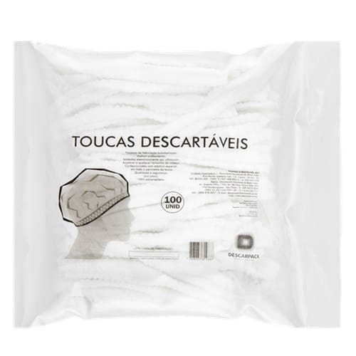 imagem de Toucas Descartáveis Descarpack 100 Un