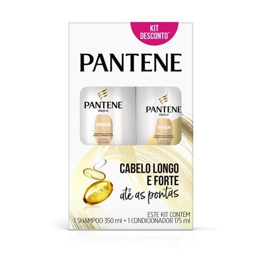 imagem de Kit Pantene Hidratação Shampoo 350 Ml + Condicionador 175 Ml