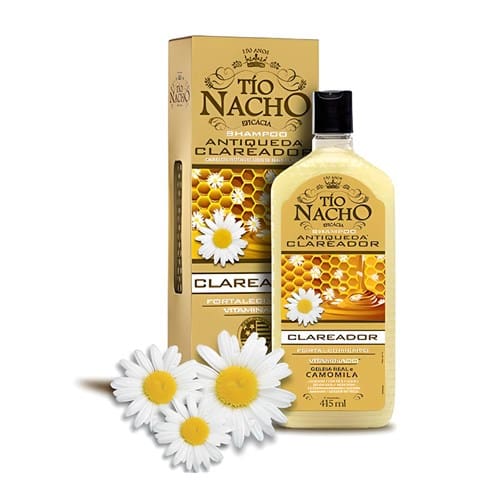imagem de Shampoo Antiqueda Clareador Natural Geléia Real e Camomila Tio Nacho 415ml