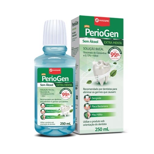 imagem de Periogen Extra Menta sem Álcool Mássime 250ml