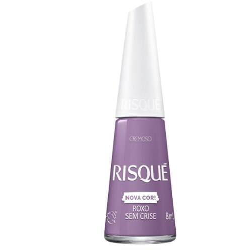 imagem de Esmalte Cremoso Cor Roxo sem Crise Risqué 8ml