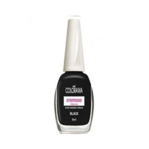 imagem de Esmalte Colorama Cremoso Black Embalagem 8ml