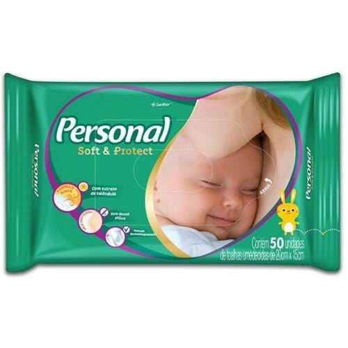 imagem de Toalhas Umedecidas Personal Baby 50un