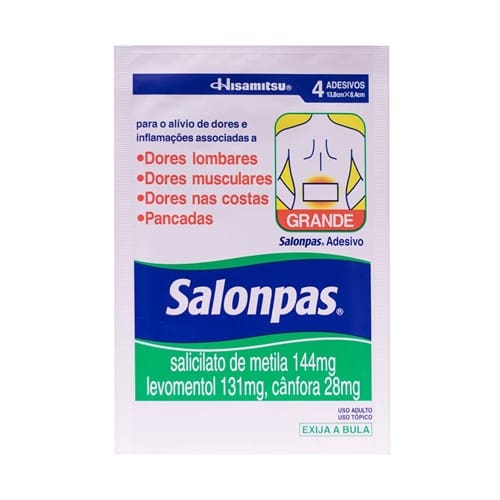 imagem de Salonpas Adesivo Grande Hisamitsu Envelope com 4un