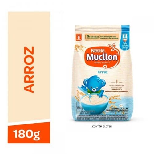 imagem de Cereal Infantil de Arroz Mucilon 180g