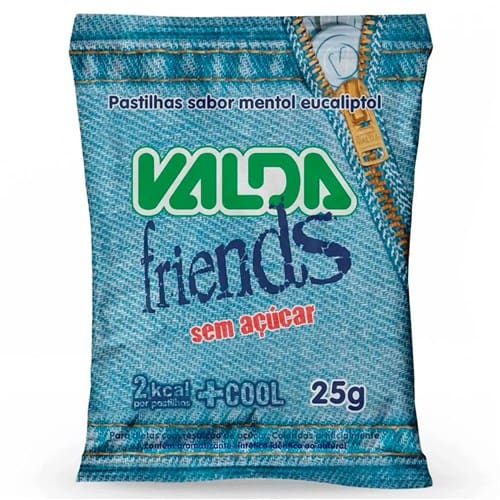 imagem de Pastilha Friends sem Açúcar Valda 25g