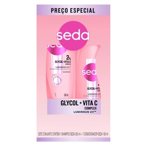 imagem de KIT SH+COND SEDA 300ML GLYCOL C 190ML