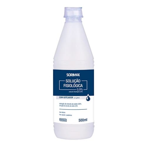 imagem de Soro Fisiologico Cloreto Sódio Sormax 500ml