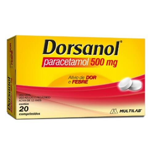 imagem de Dorsanol 500mg Multilab 4 Comprimidos