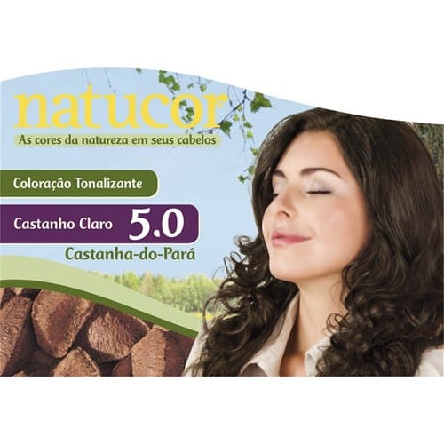 imagem de Tintura para Cabelo Natucor Castanho Claro 5.0 Embalagem 1 Unidade