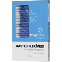 imagem de Hastes Flexíveis Polyfarma com 75un