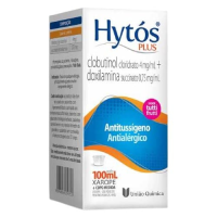 imagem de Hytós Plus 4mg/Ml + 0,75mg/Ml Xarope União Química Caixa Contendo Frasco com 100ml + Copo Medidor