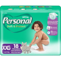 imagem de Fralda Descartável Personal Jumbo Xxg 18un