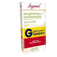 imagem de Drospirenona + Etinilestradiol 3mg + 0,02mg Legrand Caixa com 24 Comprimidos