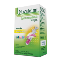 imagem de Novalgina Solução Oral 50mg/Ml Sanofi com 100ml + Seringa Dosadora