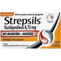imagem de STREPSILS 16PAST LARANJA