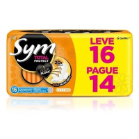 imagem de Absorvente Sym 360 Ação Seca com Abas Oferta 16 Unidades