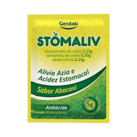 imagem de Stomaliv Sabor Abacaxi Geolab Envelope com 5g