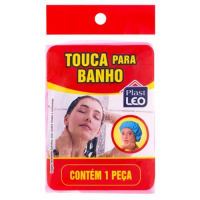 imagem de Touca Plástica para Banho Plast-Leo Embalagem 1 Unidade