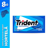 imagem de Goma de Mascar Sabor Hortelã Trident 8g