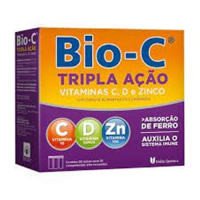 imagem de Bio-C Tripla Ação União Química 10 Comprimidos Efervescentes