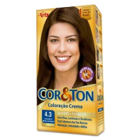 imagem de Tintura para Cabelo Cor & Ton Castanho Médio Dourado 4.3