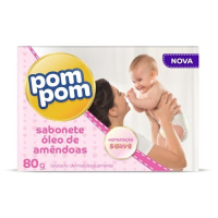 imagem de Sabonete Pom Pom Óleo de Amêndoas Unidade 80g