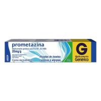 imagem de Cloridrato Prometazina 20mg/G Creme Dermatológico Teuto 30g