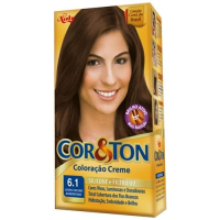 imagem de Tintura para Cabelo Cor & Ton Louro Escuro Acinzentado 6.1