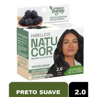 imagem de Tintura para Cabelo Amora Preto Suave 2.0 Natucor