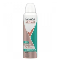 imagem de Desodorante Refresh Antitranspirante Aerosol Feminino Rexona Clinical 150ml