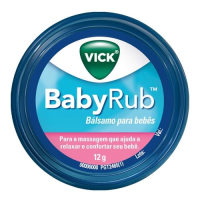 imagem de Creme Vick Babyrub Bálsamo para Bebês 12g